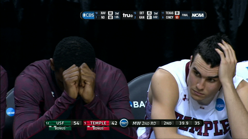Illustration for article titled Big Wins And Ugly Losses: Faces Of March Madness, Day Two